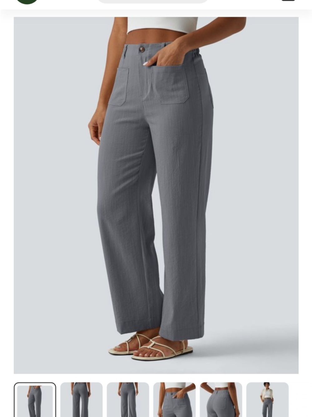 Halara linen feel pants